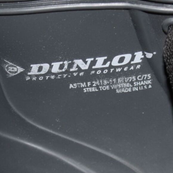 Dunlop Gray Steel Toe Work Boots - Size 6 Industrial Safety Boots Made in USA main image 5